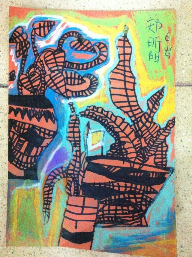儿童画学员作品3